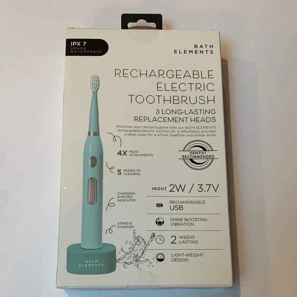 Element Blue Rechargeable Electric Toothbrush. Brand new/original packaging.